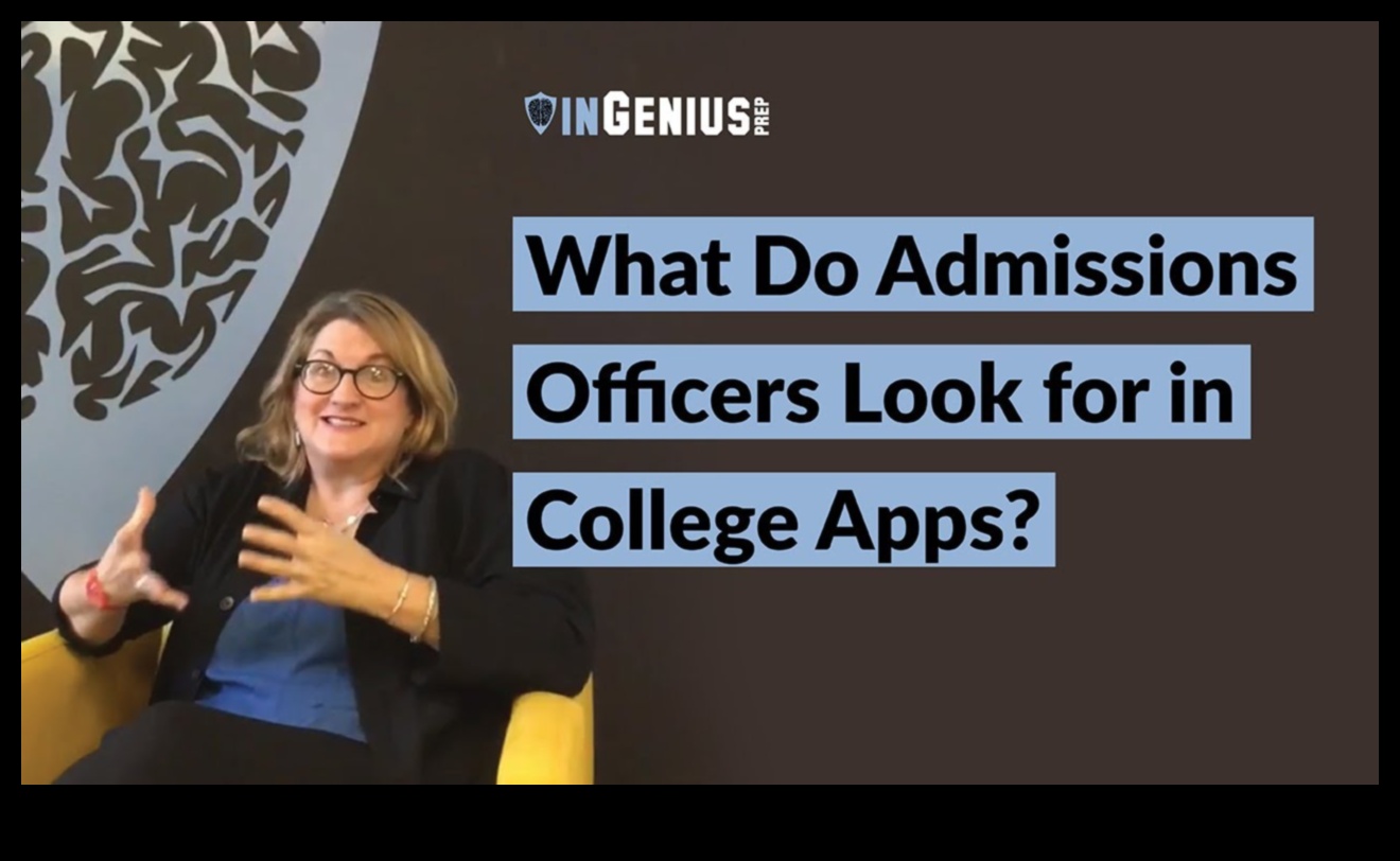 what do college admissions look for